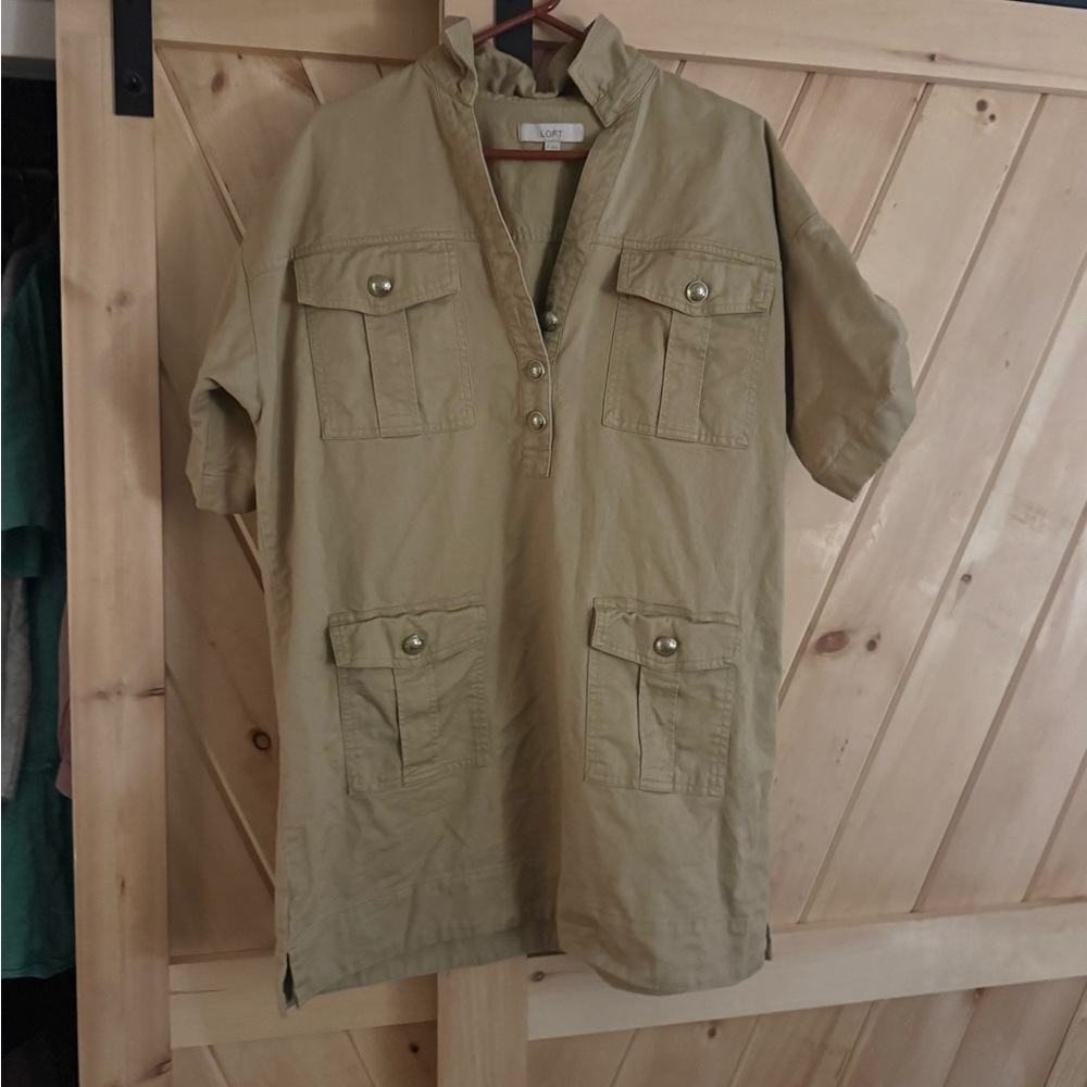 Loft Safari Dress Size XL